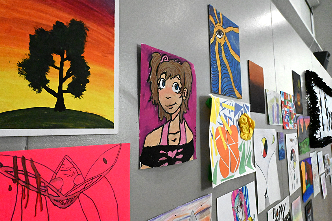 Student's artwork