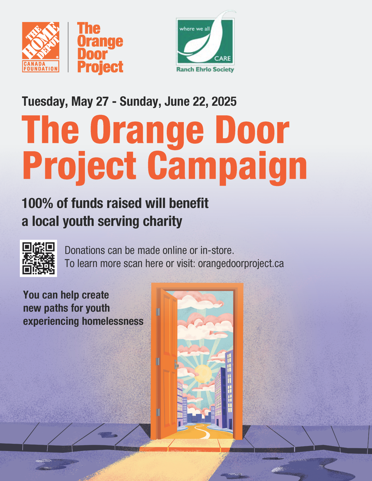 Orange Door campaign poster