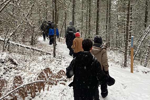 Winter hike